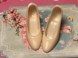 Vintage Barbie Francie White Pointed Low Heel Shoes Japan Outfit List $ale