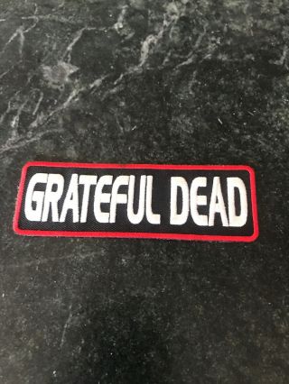 Grateful Dead Patch Rare Vtg 80s 90s 4” Logo Jerry Garcia Band
