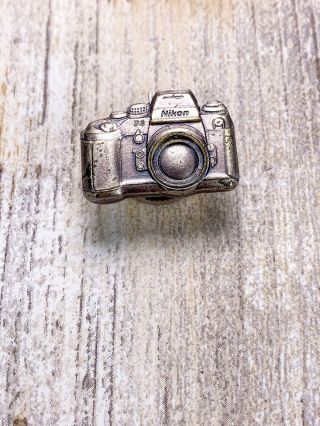 Nikon F4 Lapel Pin Vinatge Rare Slr Film Camera