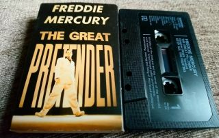 Freddie Mercury The Great Pretender Rare Cassette Tape Single Fast Post Queen