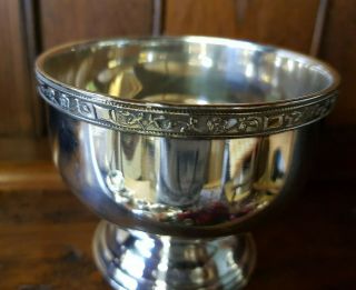 Vintage Viners Of Sheffield Silver Plated Epns A1 Sugar Bowl