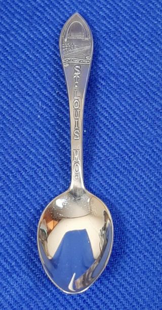 Vintage Sterling Souvenir Spoon From St.  Lois Missouri Gateway