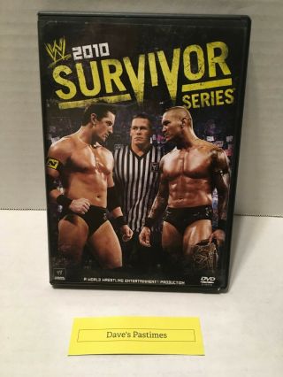 Wwe Survivor Series 2010 Dvd Rare Wrestling Wwf