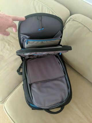 Rare Black Alienware 17 - Inch Backpack Computer Protection Hard 2