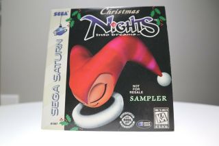 Christmas Nights Into Dreams Rare Sega Saturn Demo Disc Sampler