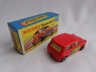 Vintage Matchbox Lesney Superfast 29 Racing Mini RARE RED TP ISSUE VNMINT BOXED 2