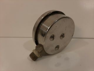 Vintage / Antique 2 1/2” ASHCROFT Steampunk Pressure Gauge 0 To 60 2