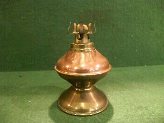 Antique Vintage Copper Oil Lamp Base.