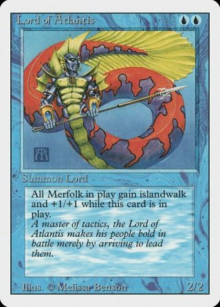 Lord Of Atlantis Revised Nm Blue Rare Magic The Gathering Mtg Card Abugames