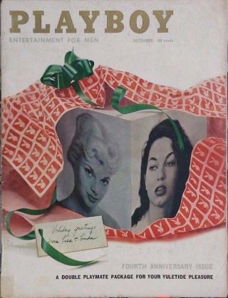 Vintage Playboy December 1957 Linda Vargas Lisa Winters Bud Schulberg