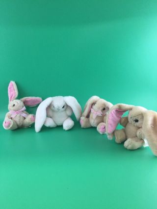 Plush Easter Bunny Rabbits Crafts Easter Basket Stuffers (5)
