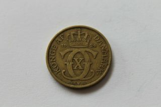 Denmark 1 Krone 1924 Rare Nr.  252 @