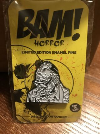 Bam Box Night Of The Living Dead George Romero Pin /50 Very Rare