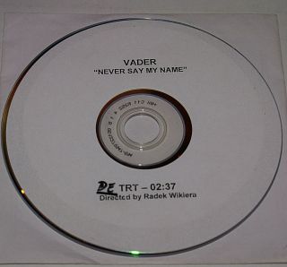 Vader " Never Say My Name " Very Rare Dvd Promo Polish Death Metal Htf Oop