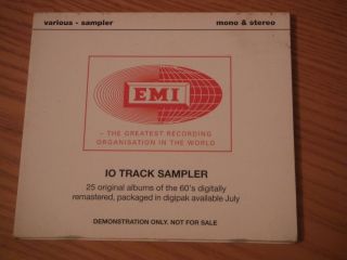 Emi 10 Track Sampler - Rare Promo Digipak Hollies/shadows/billy J Kramer Etc.