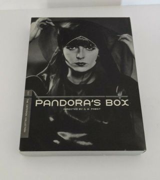 Dvd Pandoras Box Criterion 358 G W Pabst Louise Brooks Interview Rare Oop