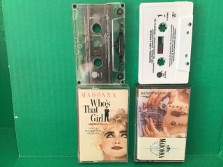 Madonna - Like A Prayer & Who’s That Girl - 2 - Cassette Tapes (rare Oop)