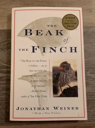 The Beak Of The Finch : A Story Of Evolution In Our Time By Jonathan Weiner Pb