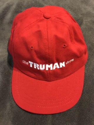 The Truman Show.  Jim Carrey 1998 Movie Hat.  Rare.  Back”on The Air,  Unaware”