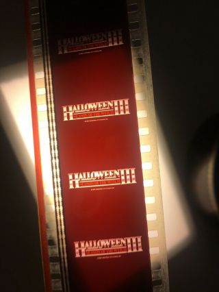 Halloween 3: Season Of The Witch 35mm Film Movie Teaser Trailer - Horror Rare