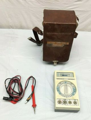 Vintage Beckman 3030 - Digital Multimeter,  With Leads & Bag - Parts