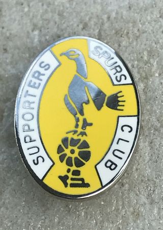 Very Rare & Old Tottenham Supporter Enamel Badge - Spurs Supporters Club