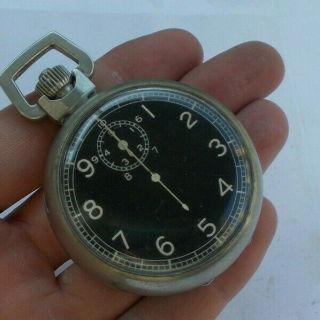 Rare Vintage Antique Elgin 15 Jewels Wind Up Pocket Stop Watch Timer Early Look