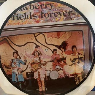 The Beatles Strawberry Fields Forever Picture Disc Rare