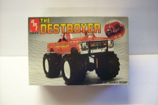 Vintage Rare Amt Destroyer Monster Truck,  Complete / Inside 1/25,  1984