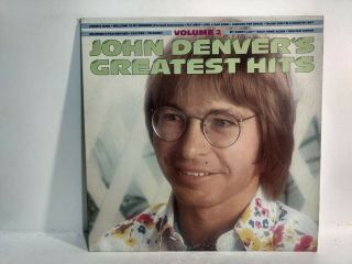 Rare John Denver Greatest Hits Volume 2 Vinyl Record Rca 1977 Lp1407