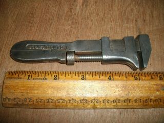T371 Antique Barnes Tool Co.  5 1/2 " Adjustable Wrench Patented 1889 1892 Bicycle