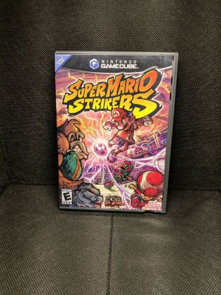 Mario Strikers (nintendo Gamecube,  2005) Complete With Manuals Rare