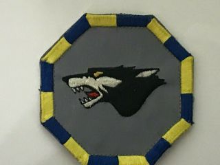 Usaf 8th Fighter Wing Wolf Pack Patch - Rare,  Pacific Air Force Patch