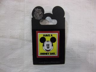 Rare Disney Pin Mickey Have A Disney Day From Walt Disney World 2009 Pin216