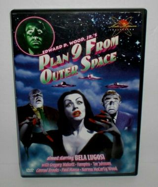 Plan 9 From Outer Space Dvd (1959) Ed Wood Bela Lugosi Rare & Oop