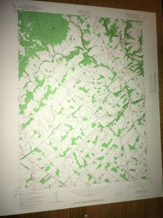 Bedminster Pa Bucks County Usgs Topographical Geological Survey Quadrangle Map