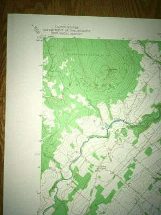 Bedminster PA Bucks County USGS Topographical Geological Survey Quadrangle Map 2
