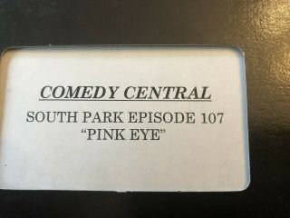 South Park/comedy Central - 2 Promo Vhs Tapes - Not To Public - Rare