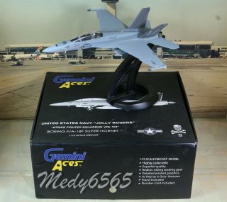 Gemini Aces Us Navy " Jolly Rogers " F?a - 18f " Very Rare " 1/72