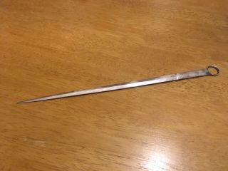 Antique 1700’s M.  H And Co Silver Plated Letter Opener