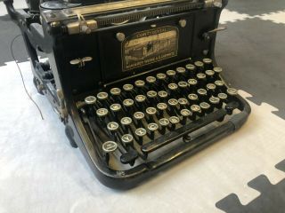 Rare 1916 Continental Wanderer - Werke A.  G.  Chemnitz Typewriter,  Antique Unique