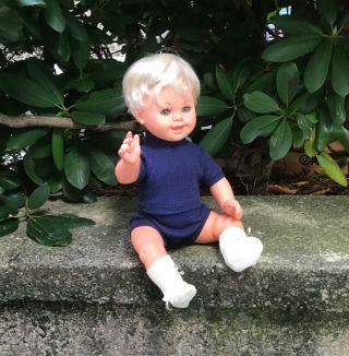 Vintage 1965 Italo Cremona Platinum Blonde Baby Doll