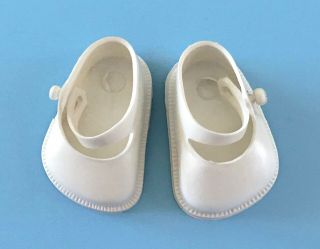 Vintage Tiny Terri Lee Arranbee Littlest Angel Lil Imp White Doll Shoes