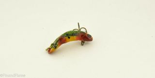 Vintage Rare Signed Bud Stewart Fly Rod Lipped Wiggler Antique Fishing Lure Rk2