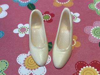Vintage Barbie Francie White Pointed Low Heel Shoes List Of Outfits $ale