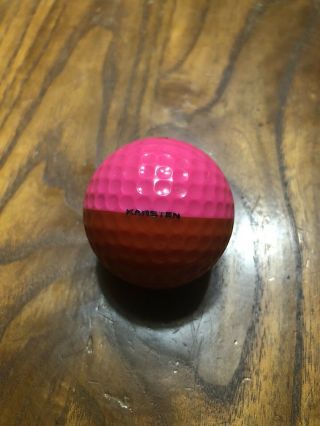 Ping Eye Golf Ball,  Dark Pink & Dark Red Rare Karsten Ping Eye Ping 1