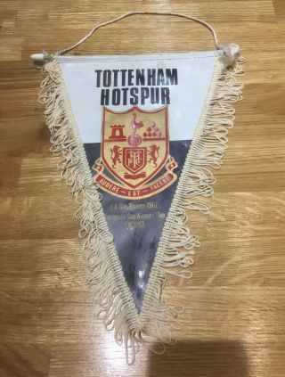 Tottenham Hotspurs 1960’s Vintage Pennant Rare