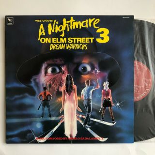 Nightmare On Elm Street 3 1987 Rare Lp Badalamenti Horror Score