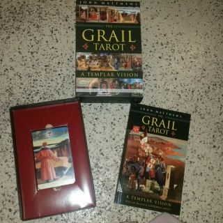 The Grail Tarot A Templar Vision By John Matthews Rare Oop Complete