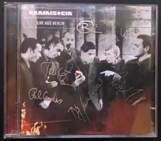 Rammstein - Live Aus Berlin - Limited Wom Edition - Signed - 2xcd Rare Oop